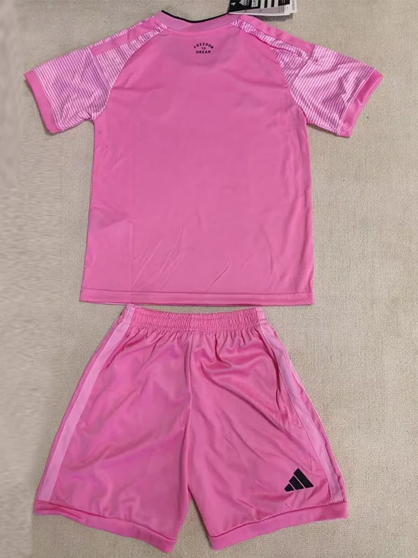 Inter Miami 2026/27 Home Kids Kit Fan Version - Back View | KFCOOL
