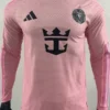 Inter Miami 2026/27 Home Long Sleeve Jersey Player Version - Front View | KFCOOL