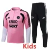 Inter Miami 2026/27 Pink Kids Half Pull Tracksuit - Front View | KFCOOL