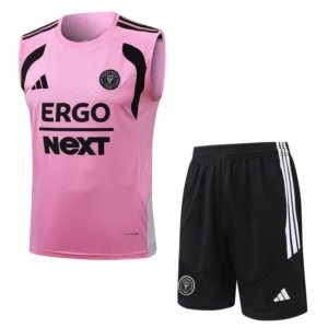 Inter Miami 2026/27 Pink Sleeveless Shorts - Front View | KFCOOL