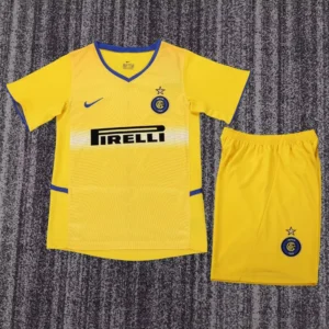 Inter Milan 2002/03 Retro Third Kids Kit Fan Version - Front View | KFCOOL