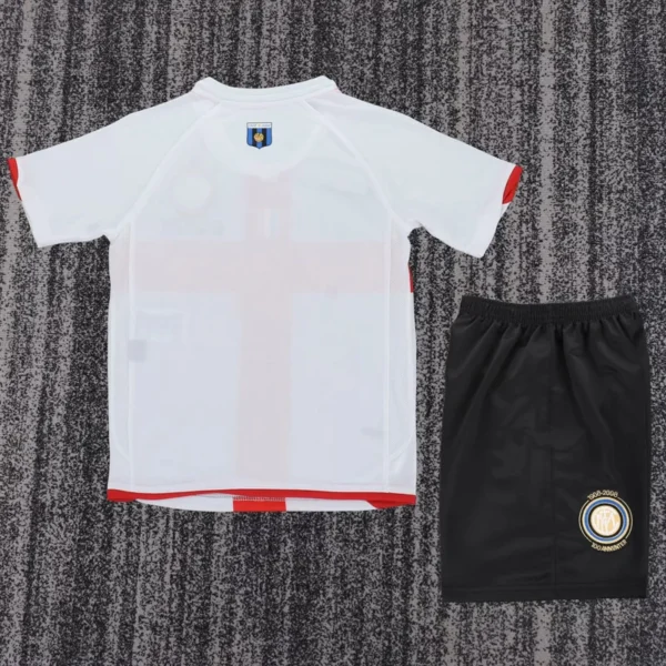 Inter Milan 2007/08 Retro Away Kids Kit Fan Version - Back View | KFCOOL