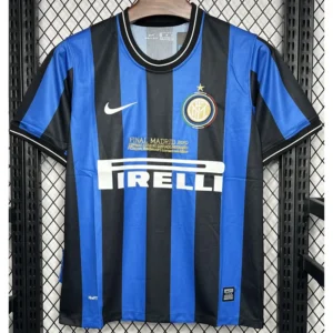 Inter Milan 2009/10 Retro Home Jersey Fan Version - Front View | KFCOOL