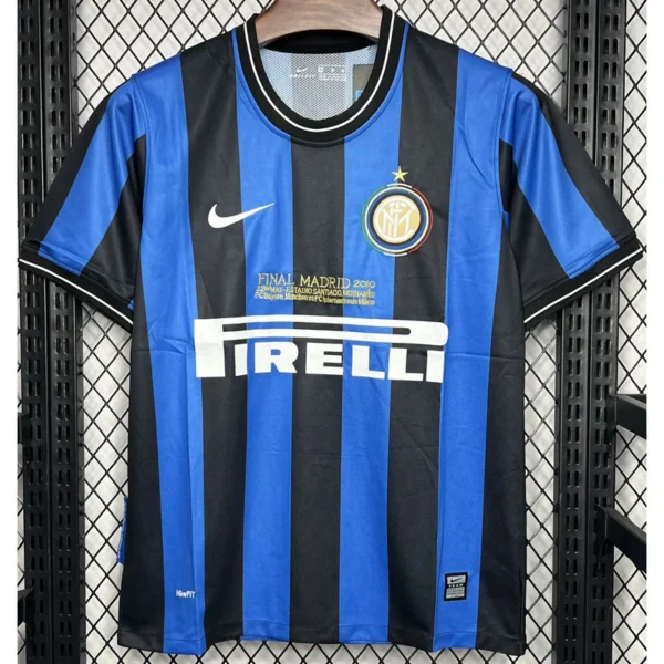 Inter Milan 2009/10 Retro Home Jersey Fan Version - Front View | KFCOOL