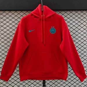 Inter Milan 2025/26 Red Hoody - Front View | KFCOOL