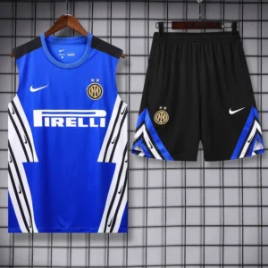 Inter Milan 2025/26 Blue Sleeveless Shorts - Front View | KFCOOL
