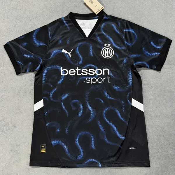 Inter Milan 2025/26 Black Special Edition Training Shirt - Front View Inter Milan 2025/26 Black Special Edition Training Shirt - Front View | KFCOOL