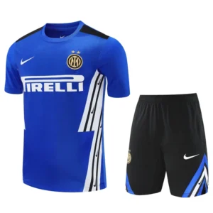 Inter Milan 2025/26 Blue Training Short Suit - Front View | KFCOOL