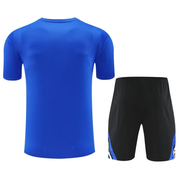 Inter Milan 2025/26 Blue Training Short Suit - Back View | KFCOOL