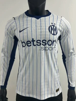 Inter Milan 2026/27 Away Long Sleeve Jersey Player Version - Front View | KFCOOL