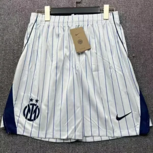 Inter Milan 2026/27 Away White Shorts - Front View Inter Milan 2026/27 Away White Shorts - Front View | KFCOOL
