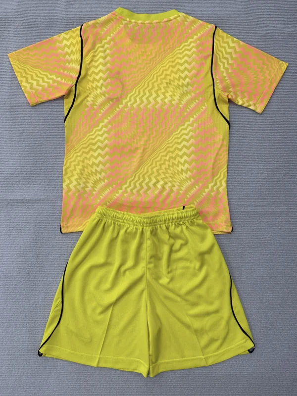 Inter Milan 2026/27 Goalkeeper Kids Kit Fan Version - Back View | KFCOOL