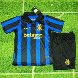 Inter Milan 2026/27 Home Kids Kit Fan Version - Front View | KFCOOL