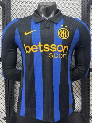 Inter Milan 2026/27 Home Long Sleeve Jersey Player Version - Front View | KFCOOL