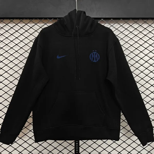 Inter Milan 2026/27 Black Hoody - Front View | KFCOOL