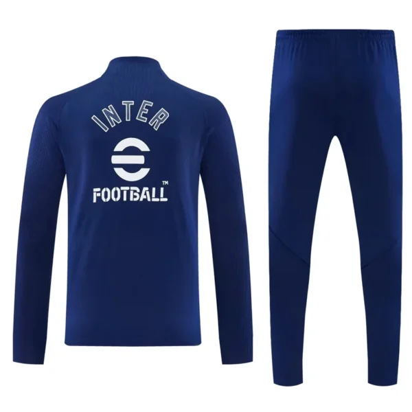 Inter Milan 2026/27 Royal Blue Half Pull Tracksuit - Back View | KFCOOL
