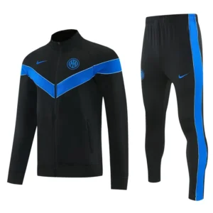 Inter Milan 2026/27 Black Jacket Tracksuit - Front View | KFCOOL