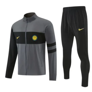 Inter Milan 2026/27 Grey Jacket Tracksuit - Front View | KFCOOL