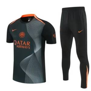 Inter Milan 2026/27 Black Short Sleeve Pants Suit - Front View Inter Milan 2026/27 Black Short Sleeve Pants Suit - Front View | KFCOOL
