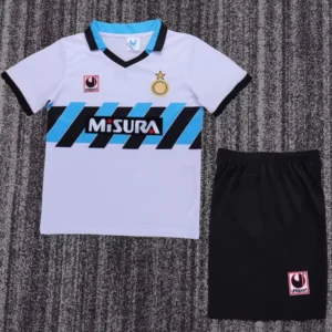 Inter Milan 1990/91 Retro Away Kids Kit Fan Version - Front View | KFCOOL