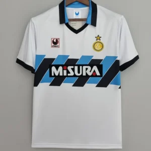 Inter Milan 1990/91 Retro Away Jersey Fan Version - Front View Inter Milan 1990/91 Retro Away Jersey Fan Version - Front View | KFCOOL