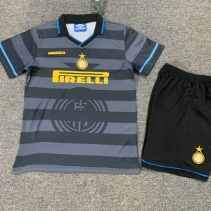 Inter Milan 1997/98 Retro Away Kids Kit Fan Version - Front View | KFCOOL