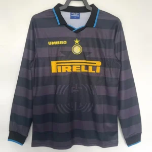 Inter Milan 1997/98 Retro Away Long Sleeve Jersey Fan Version - Front View Inter Milan 1997/98 Retro Away Long Sleeve Jersey Fan Version - Front View | KFCOOL