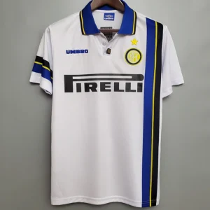 Inter Milan 1997/98 Retro Away White Jersey Fan Version - Front View Inter Milan 1997/98 Retro Away White Jersey Fan Version - Front View | KFCOOL