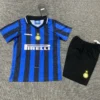 Inter Milan 1997/98 Retro Home Kids Kit Fan Version - Front View - KFCool – Football Jerseys & Soccer Kits Store Inter Milan 1997/98 Retro Home Kids Kit Fan Version - Front View | KFCOOL