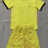 Ireland 2026/27 Goalkeeper Yellow Kids Kit Fan Version - Back View | KFCOOL