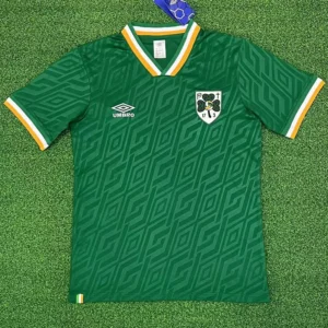 Ireland 2026/27 Green Yellow Jersey Fan Version - Front View Ireland 2026/27 Green Yellow Jersey Fan Version - Front View | KFCOOL