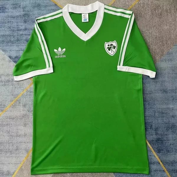 Ireland 1986/87 Retro Home Jersey Fan Version - Front View | KFCOOL