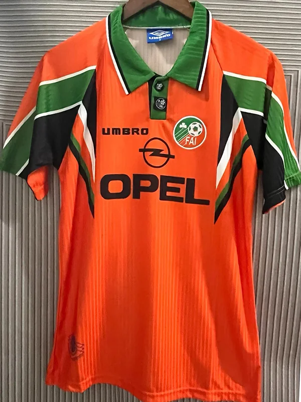 Ireland 1997/98 Retro Away Jersey Fan Version - Front View Ireland 1997/98 Retro Away Jersey Fan Version - Front View | KFCOOL