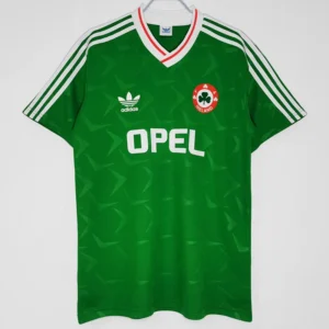 Ireland 1990/92 Retro Home Jersey Fan Version - Front View | KFCOOL