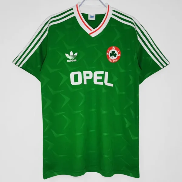 Ireland 1990/92 Retro Home Jersey Fan Version - Front View | KFCOOL