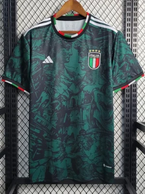 Italy 2023/24 Green Special Edition Jersey Fan Version - Front View | KFCOOL