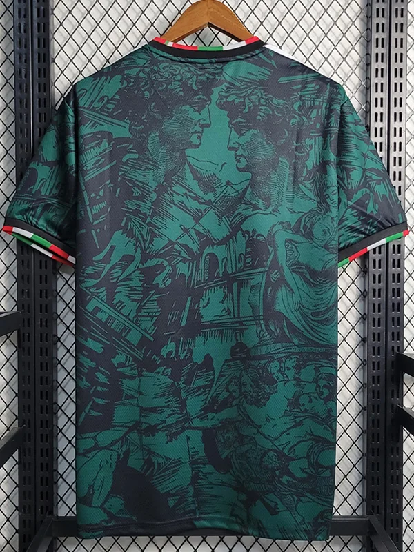 Italy 2023/24 Green Special Edition Jersey Fan Version - Back View | KFCOOL