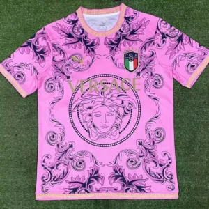 Italy 2023/24 Pink Special Edition Training Shirt - Front View | KFCOOL