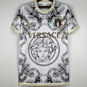 Italy 2023/24 White Special Edition Training Shirt - Front View | KFCOOL