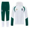 Italy 2025/26 White Windbreaker Suit - Front View - KFCool – Football Jerseys & Soccer Kits Store Italy 2025/26 White Windbreaker Suit - Front View | KFCOOL