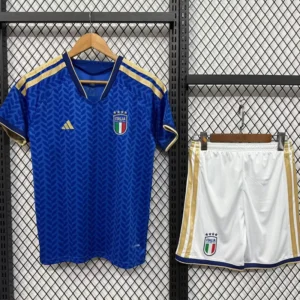 Italy 2026/27 Home Kids Kit Fan Version - Front View | KFCOOL