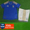 Italy 2026/27 Home Kids Kit Player Version - Front View - KFCool – Football Jerseys & Soccer Kits Store Italy 2026/27 Home Kids Kit Player Version - Front View | KFCOOL