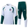 Italy 2026/27 White Half Pull Tracksuit - Front View | KFCOOL