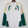 Italy 2026/27 White Green Half Pull Tracksuit - Front View - KFCool – Football Jerseys & Soccer Kits Store Italy 2026/27 White Green Half Pull Tracksuit - Front View | KFCOOL