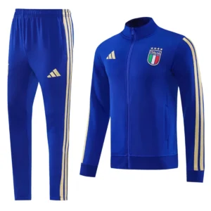 Italy 2026/27 Blue Jacket Tracksuit - Front View | KFCOOL
