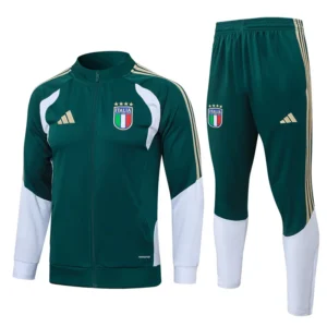 Italy 2026/27 Green Jacket Tracksuit - Front View | KFCOOL
