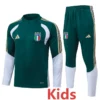 Italy 2026/27 Kids Half Pull Tracksuit - Front View | KFCOOL