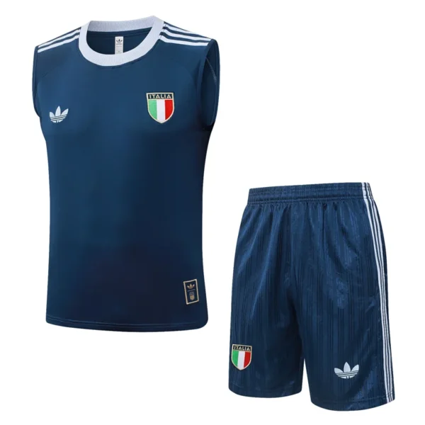 Italy 2026/27 Sleeveless Shorts - Front View | KFCOOL