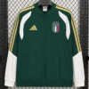 Italy 2026/27 Green White Windbreaker - Front View | KFCOOL