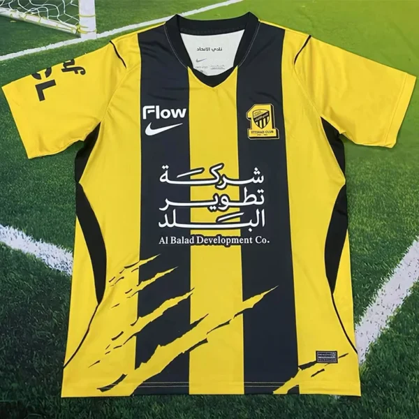 Al Ittihad 2026/27 Home Jersey Fan Version - Front View | KFCOOL